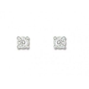 Puces d'oreille Or blanc et diamant
