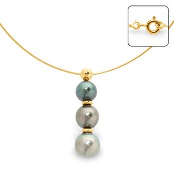collier perles de tahiti