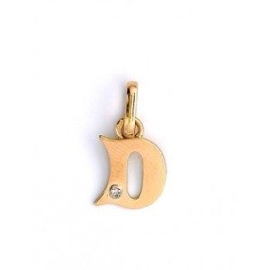 Pendentif Lettre diamant